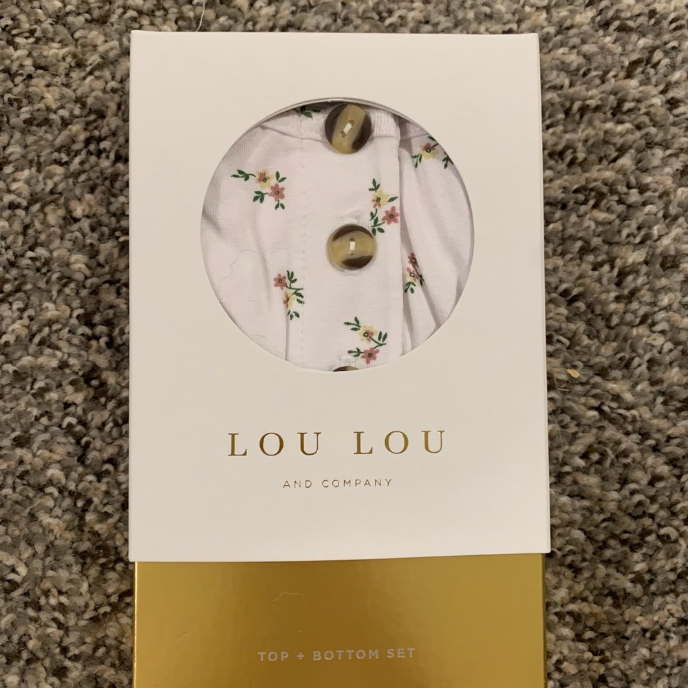 Lou Lou & Company *new with tags* 6 month top and bottom set! Never opened.
